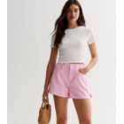 ONLY Pink Pattern High Waisted Shorts
