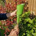Samuel Alexander Green Funnel Style Plastic Multi Purpose Scoop with Release Hatch for Filling Bird Feeders