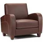 Julian Bowen Vivo Chair - Chestnut Faux Leather