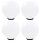 vidaXL LED Bowl Lamps 4 Pcs Spherical 30cm