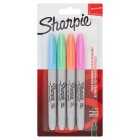 Sharpie Fine Point Permanent Markers, 4s