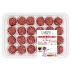 Essential 24 British Beef Meatballs, 400g