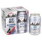 Asahi Super Dry 0.0% Alcohol Free Beer, 4x330ml