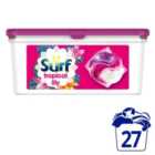 Surf 3-In-1 Tropical Lily Washing Capsules 27 per pack