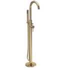 Hudson Reed Floor Standing Bath Shower Mixers Tec Floor Standing Bath Shower Mixer - Brushed Brass