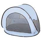 Deryan Pop-up Beach Tent With Mosquito Net 120x90x80cm Sky Blue