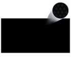vidaXL Floating Rectangular Pe Solar Pool Film 10 X 5 M Black