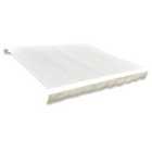 vidaXL Awning Top Sunshade Canvas Cream 4X3M (frame Not Included)