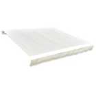 vidaXL Awning Top Sunshade Canvas Cream 6X3M (frame Not Included)