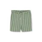 KIDS ONLY Green Stripe Drawstring Shorts