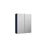 Nuie Arno 600mm Mirror Unit (50/50) - Electric Blue