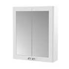 Nuie Classique 600mm Mirror Cabinet - Satin White