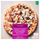 Waitrose Stonebaked Goats Cheese & Caramelised Red Onion Pizza, 380g