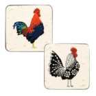 Set of 4 Ulster Weavers Rooster Coasters