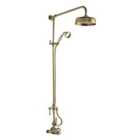 Hudson Reed Wall Mounted Thermostatic Shower Valve With Detachable Head & Kit - Brushed Brass