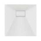 Veloce Uno Square Shower Tray - White