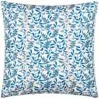 Paoletti Minton Tiles Outdoor Polyester Filled Cushion Blue
