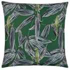 Wylder Tropics Ebon Wilds Zuri Outdoor Polyester Filled Cushion Green