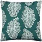 Paoletti Kalindi Paisley Outdoor Polyester Filled Cushion Teal