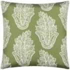 Paoletti Kalindi Paisley Outdoor Polyester Filled Cushion Olive