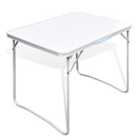 vidaXL Foldable Camping Table with Metal Frame 80 x 60cm