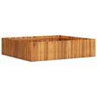 vidaXL Garden Raised Bed 100x100x25cm Solid Acacia Wood