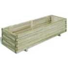 vidaXL Raised Bed 120x40x30cm Wood Rectangular