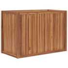 vidaXL Raised Bed 100x50x70cm Solid Teak Wood