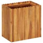 vidaXL Garden Raised Bed 50x30x50cm Solid Acacia Wood