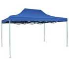 vidaXL Professional Folding Party Tent 3x4 M Steel Blue