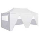 vidaXL Professional Folding Party Tent With 4 Sidewalls 3x6 M Steel White