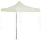 vidaXL Professional Folding Party Tent 2x2 M Steel Cream