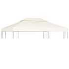 vidaXL Gazebo Cover Canopy Replacement 310 g / m Cream White 3 x 4 m