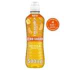 Lucozade Sport Drink Zero Sugar Orange & Peach 500ml
