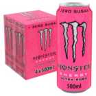 Monster Energy Drink Ultra Rosa 4 x 500ml