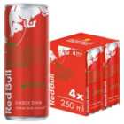 Red Bull Energy Drink Red Edition Watermelon Cans 4 x 250ml