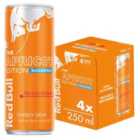 Red Bull Energy Drink Sugar Free Apricot Edition Cans 4 x 250ml