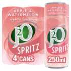 J2O Spritz Sparkling Apple & Watermelon 4 Cans 4 x 250ml