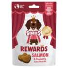 Denzel's Premium Rewards Salmon & Cranberry Love Heart Dog Treats 70g