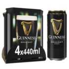 Guinness Draught Stout Beer 4 x 440ml