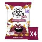 Piccolo Organic BBQ Popped Corn Chips Kids Multipack 4 x 20g
