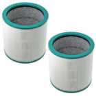 SPARES2GO HEPA Filters compatible with Dyson AM11 TP01 TP02 TP03 Pure Cool Link Tower Air Purifier (Pack of 2)