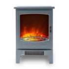 2KW Stirling Electric Fire Stove Midnight Blue