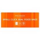 Waitrose Small Click Seal Food Bags, 25s
