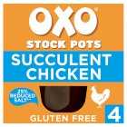 OXO Stock Pot Reduced Salt Chicken, 4x20g