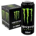 Monster Energy Drink Can, 4x500ml