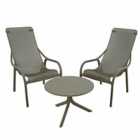 Step Low Table With 2 Net Lounge Chair Set Turtle Dove