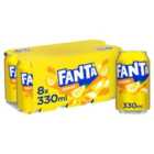Fanta Lemon Cans 8 x 330ml