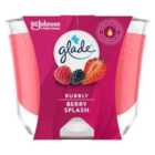 Glade Large Scented Candle Bubbly Berry Splash 224g