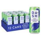 DASH Lime Infused Sparkling Water 12 x 330ml